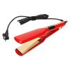 Electronic Hair Straightener Professional Curling Flat Iron Curler for Beauty Salon M Red