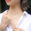 Японская и корейская мода микро-инкрустированное цирконие ожерелье женская нишевая дизайн темперамент ключичная цепочка