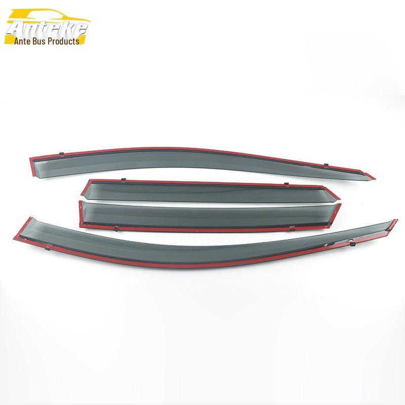 3D Stainless Steel Rain Guards for 21 ID.4X/ID.4CROZZ - Bright Strip Decorative Exterior Accessories