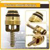 30Pcs M10 Brass AC Valve Cores Fit For Ford GM Chrysler 134A and R12 System | Air Conditioning Valve Cores Fit For BAS03009 MT0065 59356 Ford