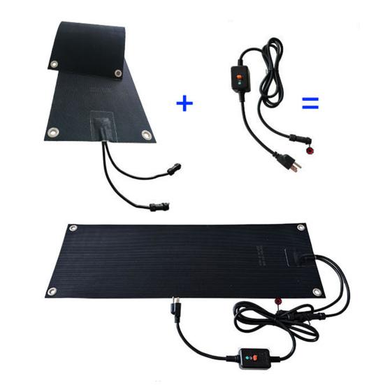 3 шт. электрические подогреваемые коврики для снеготаяния нескользящие энергоэффективные безопасные в использовании универсальные снег лед