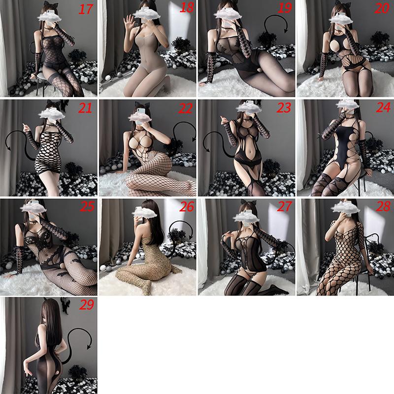 29 стилей, ночное белье, ролевая униформа, женское нижнее белье, цельные чулки, боди для ночного клуба, косплей