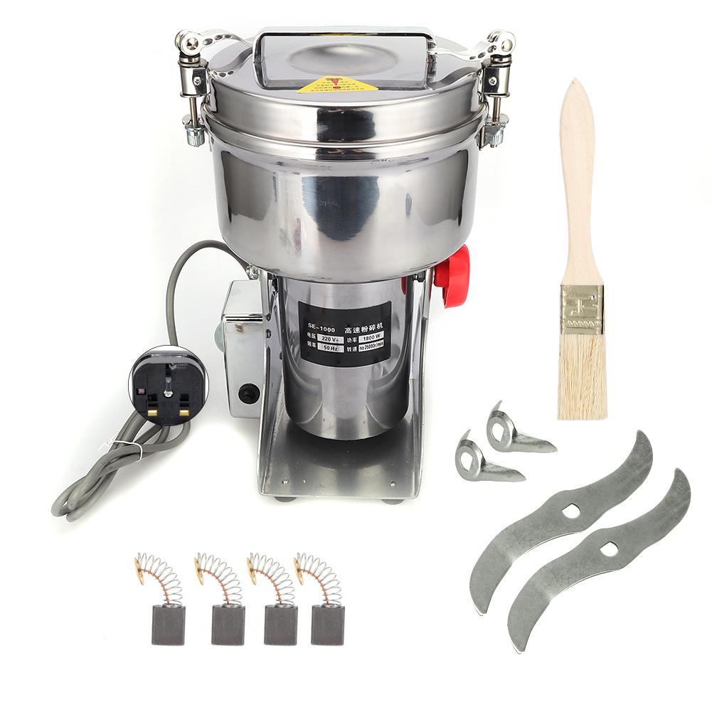 1000 г Мини-электрическая кофемолка Бытовая машина для сухого помола цельного зерна и китайских трав