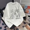 Extra-large Cartoon Printed Short-sleeved T-shirt and Sun-protective Clothing