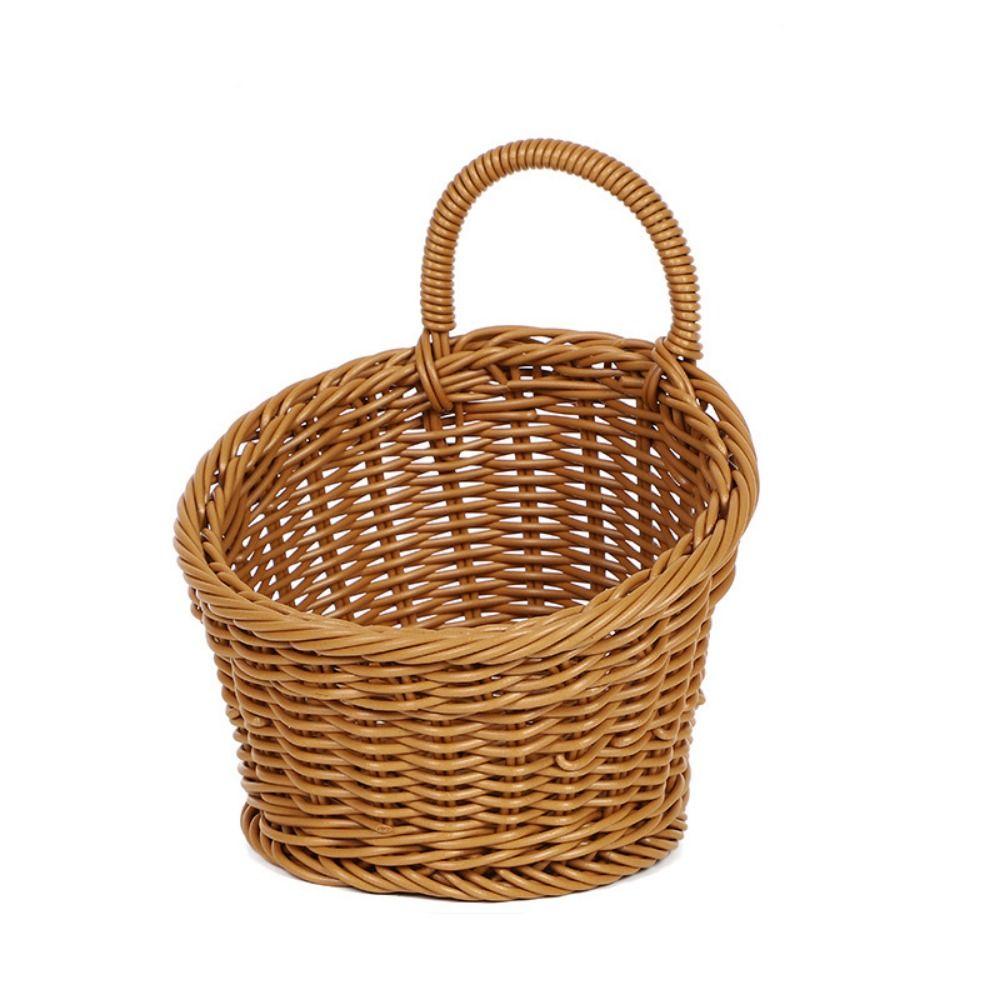 Woven Vegetable Fruit Storage Baskets Hanging Garden Plant Baskets  Kitchen Decoration
