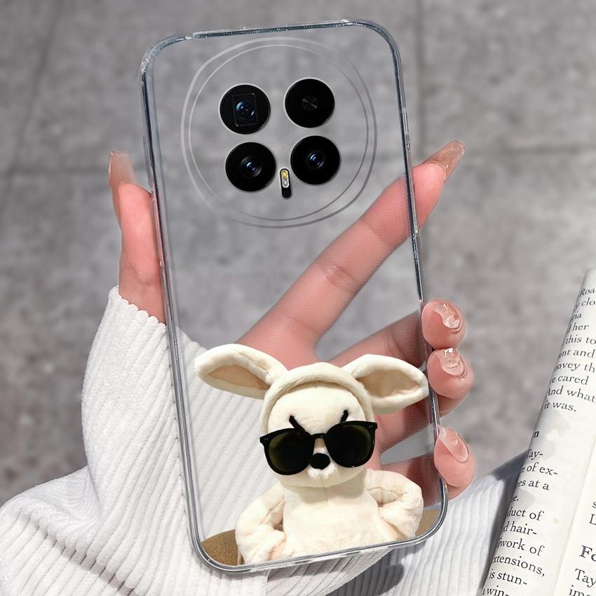 Для Huawei Honor Magic8 7 6 5 Pro Nova 12 Ultra 12i Чехол для телефона Красивый цветочный узор Прозрачный силиконовый Полностью защитный чехол Для корпуса Huawei