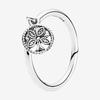 925 Sterling Silver Pan Ring Simple Tree Of Life Ring For Women Wedding Party Gift Fashion Jewelry