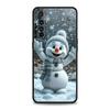 Чехол Рождественский снеговик для Realme C67 C63 C55 C53 C35 C25 C21 GT 2 3 5 6 10 11 12 13 Pro Plus 5G Мягкий ТПУ Чехол для телефона Fundas Сумка