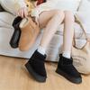 Оригинальные зимние ботинки женские модные зимние черные ботинки сохраняют тепло джинсовая обувь для женщин тапочки женские ботинки Zapatos Mujer