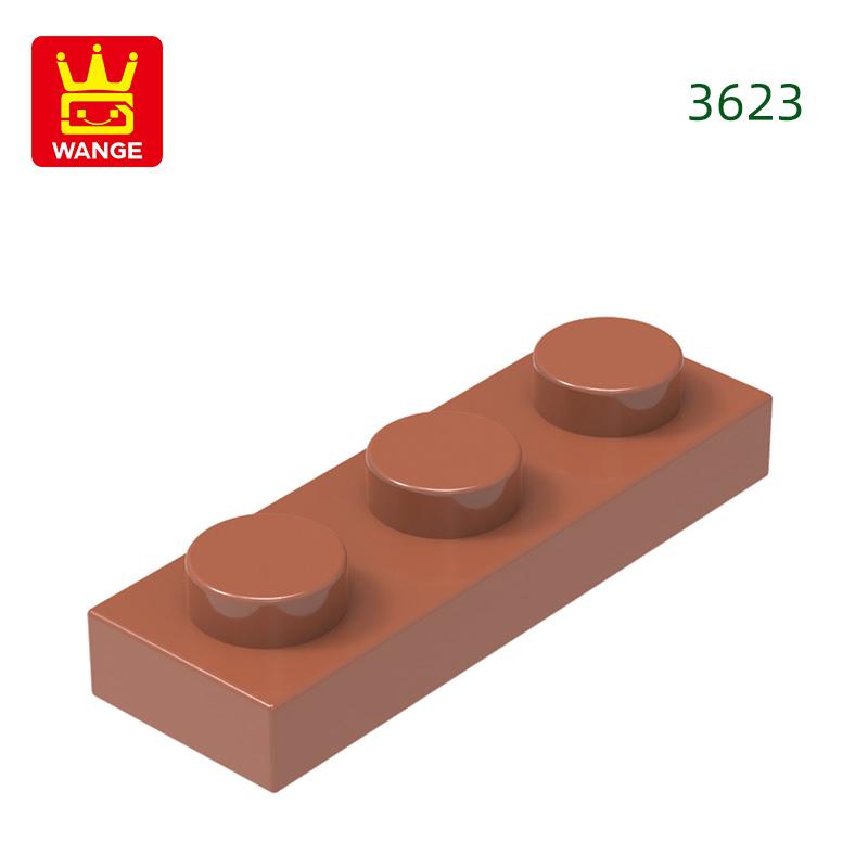 Нетоксичный 206 шт./лот 3623 Тонкий 1x3 Строительный блок Moc Классические Аксессуары Совместимый с Brick Детские Игрушки Подарочная коробка