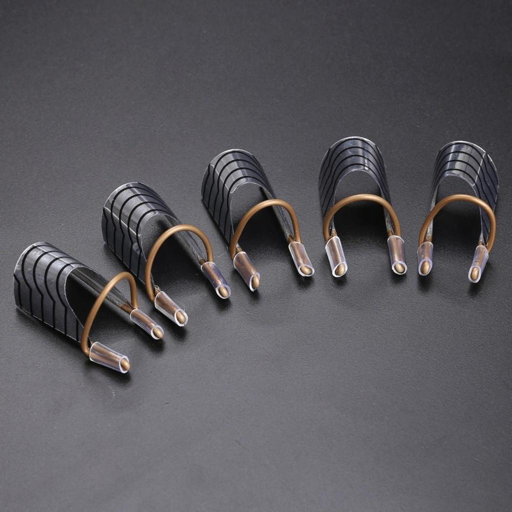 5PCS Women Reusable UV Gel Acrylic Tips Nail Art Extension Guide Form Tool