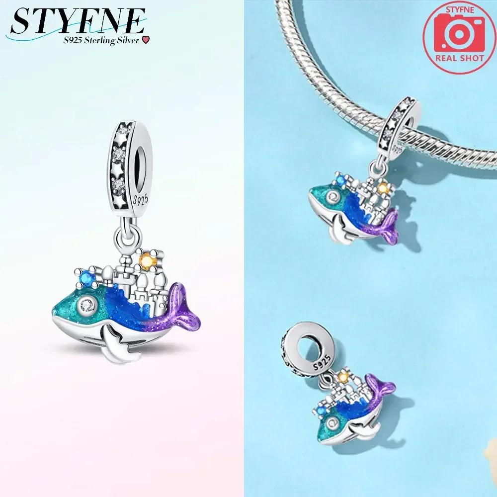 Exquisite Pendants Woman Gift Shell Luminous Beads Crab Octopus Copper Charms Fit Original Bracelet Diy Jewelry Making