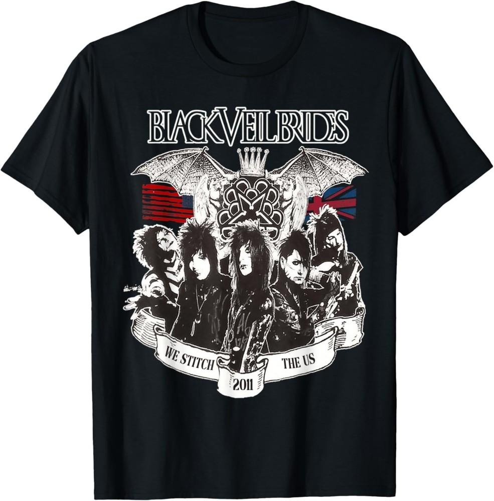 Vintage Blacks Veils Art Birds Band Music Legend 70s Unisex T-Shirt