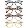 Women Round Retro Reading Glasses Oversized Vintage Reaaders Frame Spring Hinge Presbyopic Diopter