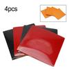 Hard Sponge Table Tennis Rubber Red/Black High Quality