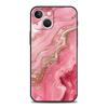 Модный Золотой Розовый Мраморный Чехол Для Телефона Для iPhone 17 16 15 Pro Max 11 12 13 14 7 8 Plus SE 2020 X XR XS Чехол Мягкий Черный