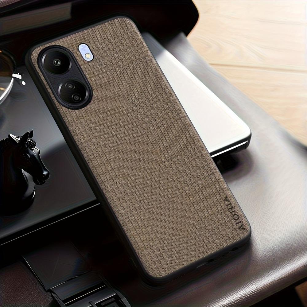 Houndstooth Pattern Slim Thin Cover for Redmi 15 15C 14C 13C 12C 4G 5G Anti-drop Protective Case