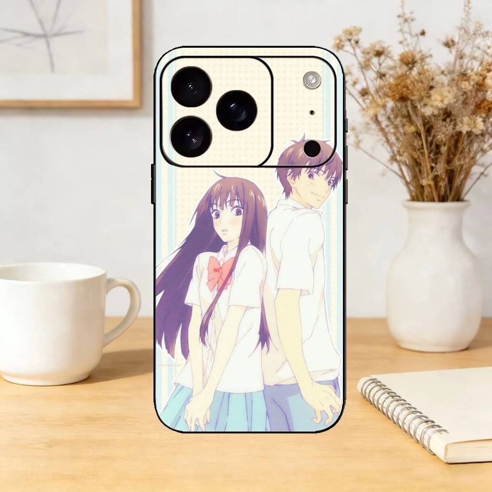 K-Kimi ni Todoke S-Sawako Чехол для телефона Силиконовый черный Мягкий Для IPhone 17,16,15,14,13,12,11,SE,Plus Pro Max