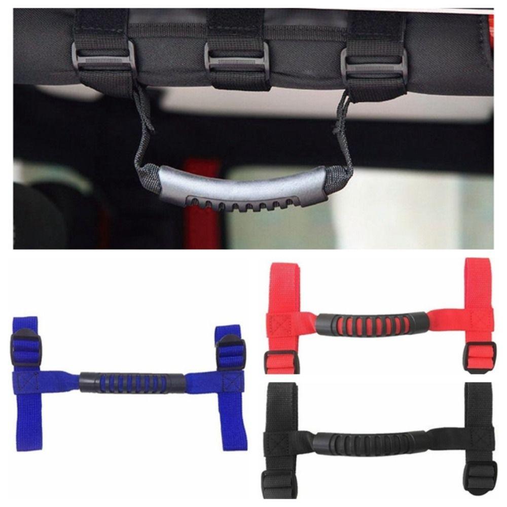 Ручки для джипов из ПВХ, нескользящие поручни для автомобильных дуг, автомобильные поручни для Jeep Wrangler