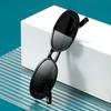 Hong Kong Style Retro Small Oval Sunglasses European and American Trend Ins Fashion Sunglasses Women's Street Photography Concave Men