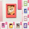 DIY Photo Frame Refrigerator Magnet 3-Inch Picture Holder Decorative Fridge Magnet Home Kitchen Office Whiteboard