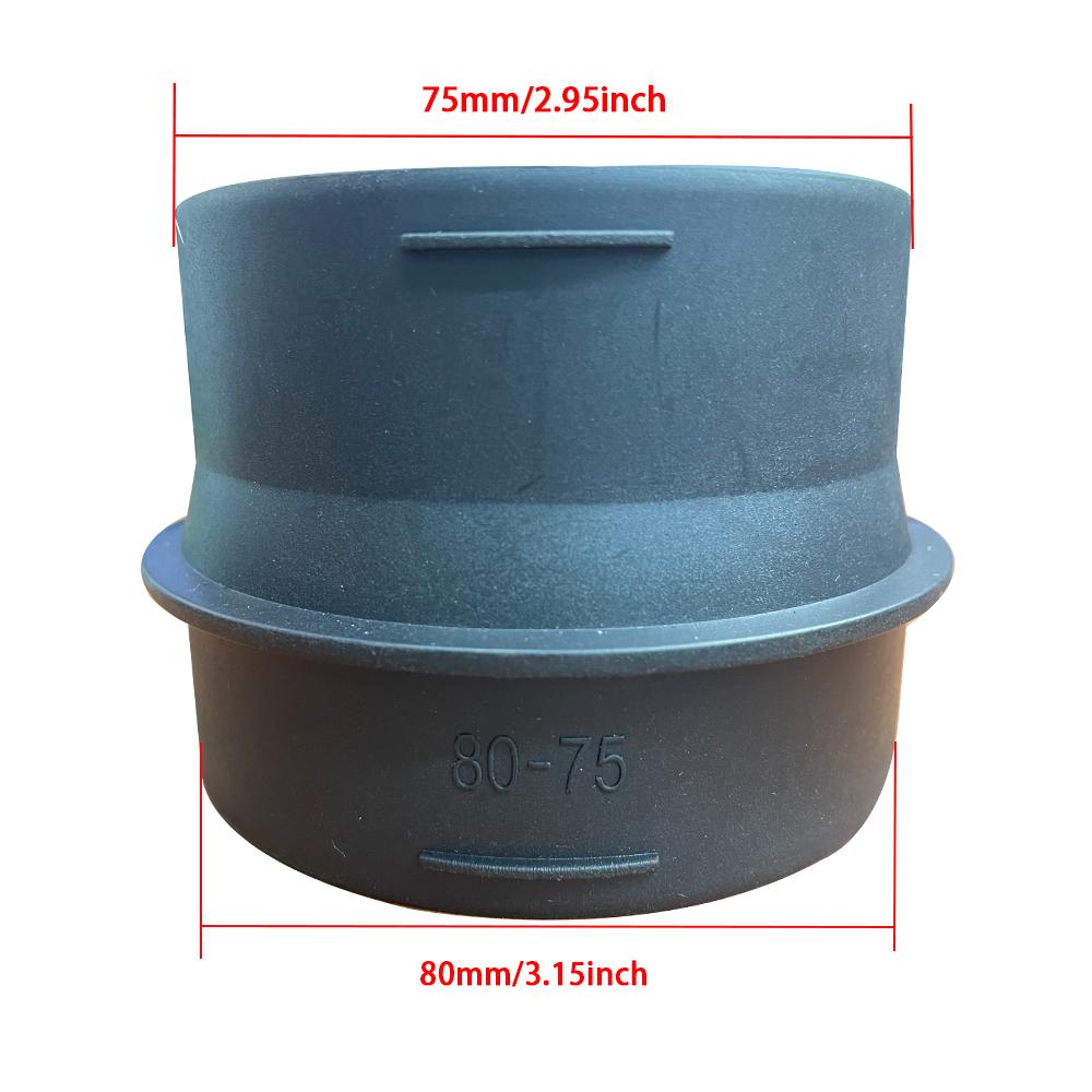 60/75/80/90mm Car Heater Ducting Reducer Hose Tube Connector Heater Ducting Pipe Joiner Connector for Eberspacher or Webasto