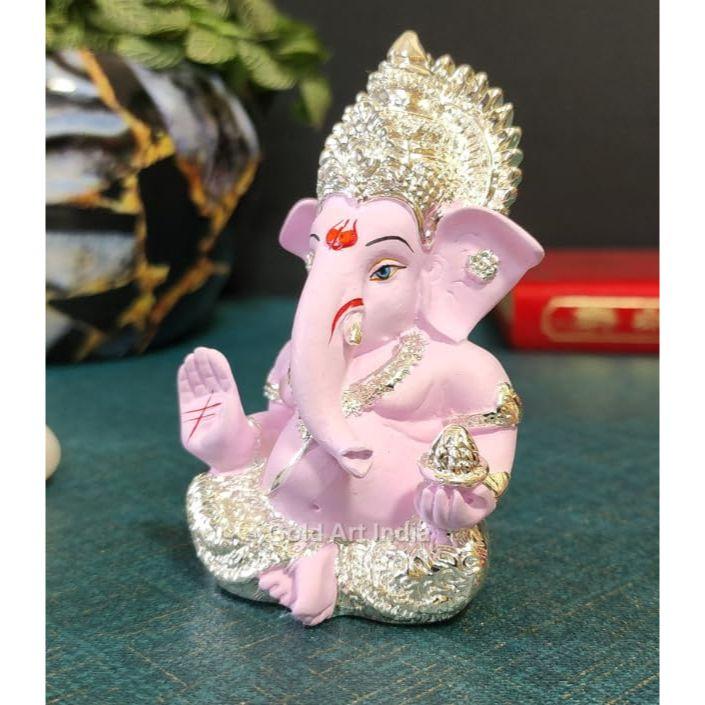 Ganesh Idol for Car Dashboard Ganesha Murti Ganpati Idol for Home Decor Puja Lord Ganesh Statue Gift