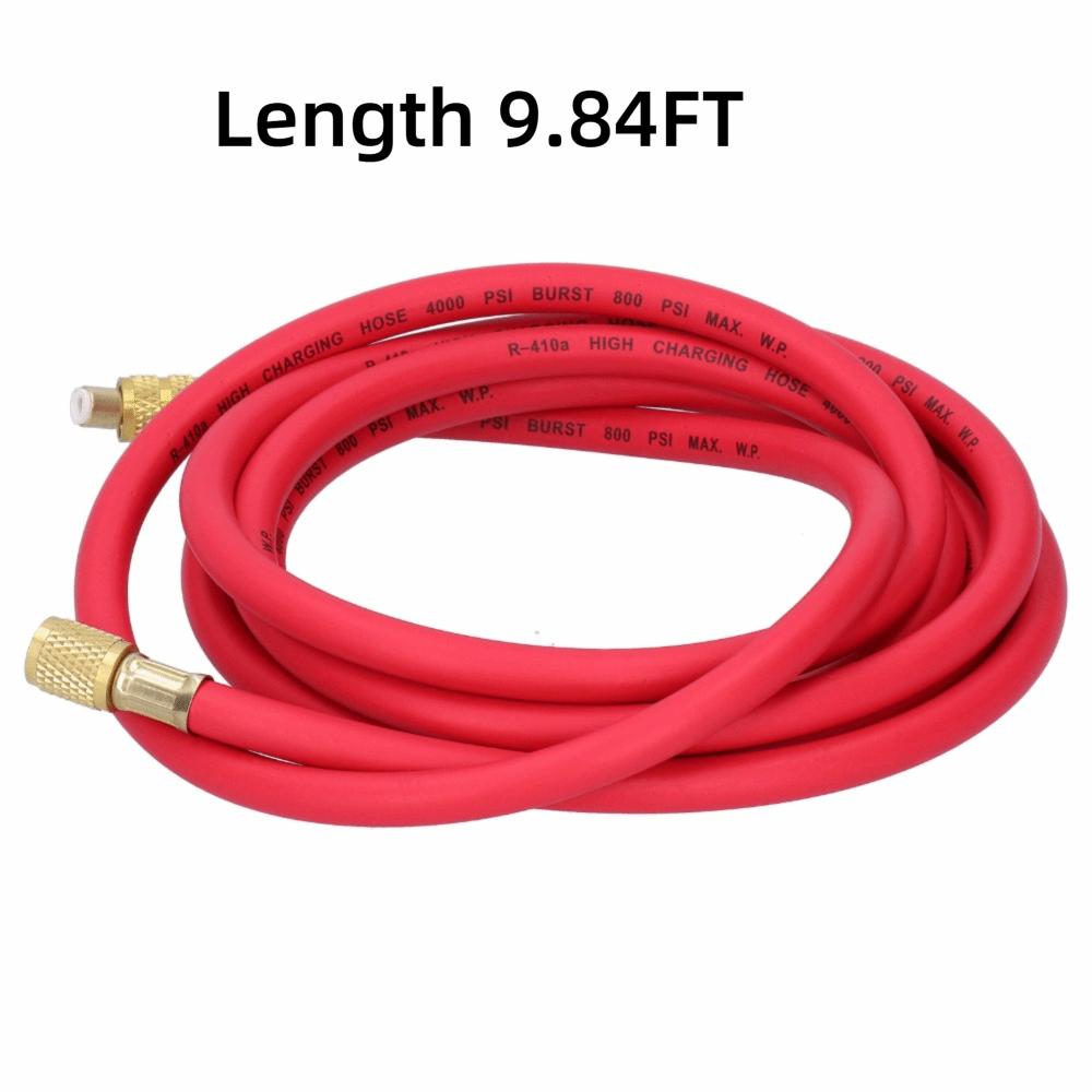Heavy Duty Refrigerant Charging Hose for for R12 R22 R134a and R410a refrigerants Auto AC