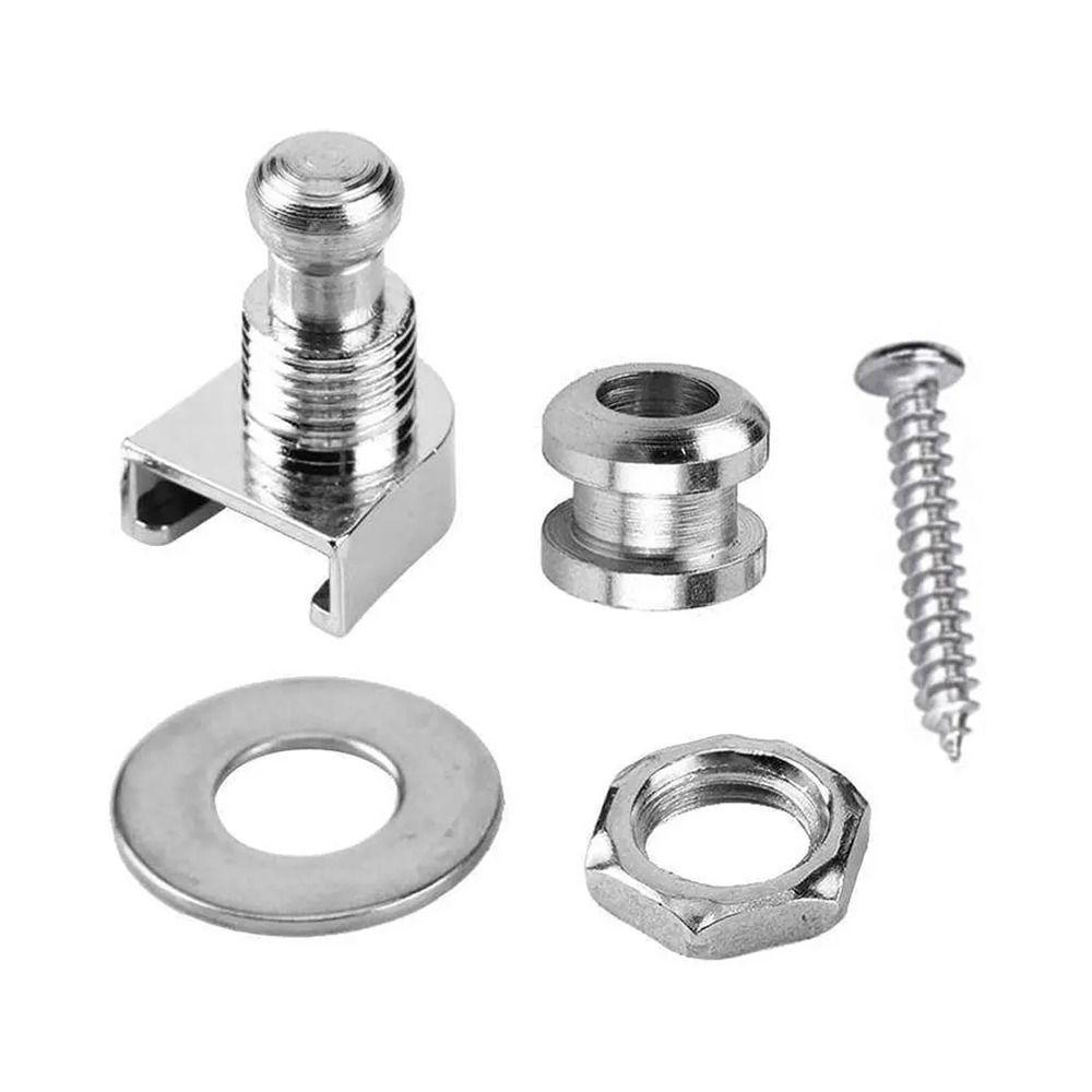 1Pcs Security Locking Guitar Strap Lock Locking End Stud for Acoustic Bass Guitar