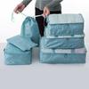 Twill Seven Piece Clothes Organizer Packing Bag Travel Luggage Clothing and Underwear Storage Bag