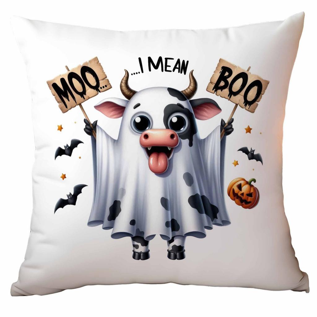 Новая Популярная Хэллоуинская Наволочка Милая Серия Привидений Льняной Материал Хэллоуин Украшение для Дивана