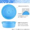 Risu Round Tub, Blue, 36L, GK, 54-Type, Made In Japan