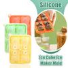 3D Little Bear Shape Ice Cube Tray Silicone Mold Silian Little Bear Block Mold Household Ice Cream Box DIY Coffee Milk Juice