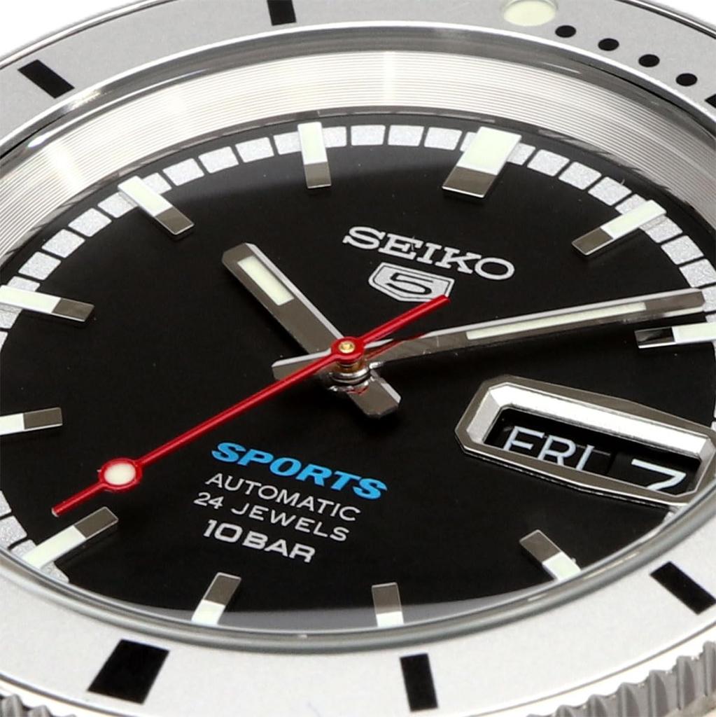 Seiko 5 SPORTS автоматические механические часы Heritage Design Reprint Limited Model Five Sports Made in Japan SRPL05 Silver x Black Overseas Model [Seiko]