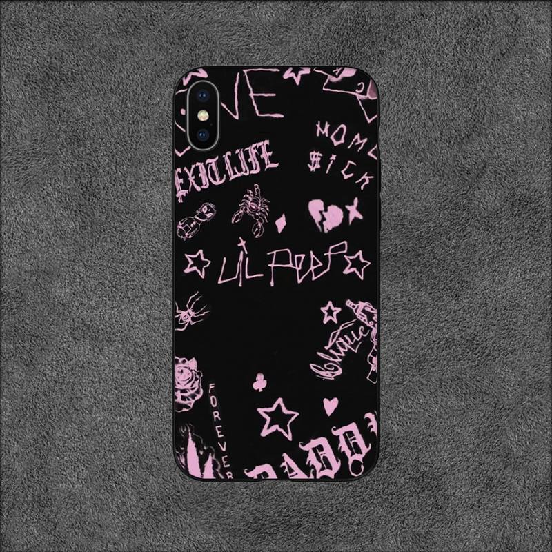 Lil Peep Рэпер iPhone Samsung Galaxy Redmi Xiaomi Note S A 16 15 14 13 12 11 20 21 22 23 53 54 Pro Plus Ultra Силиконовый чехол