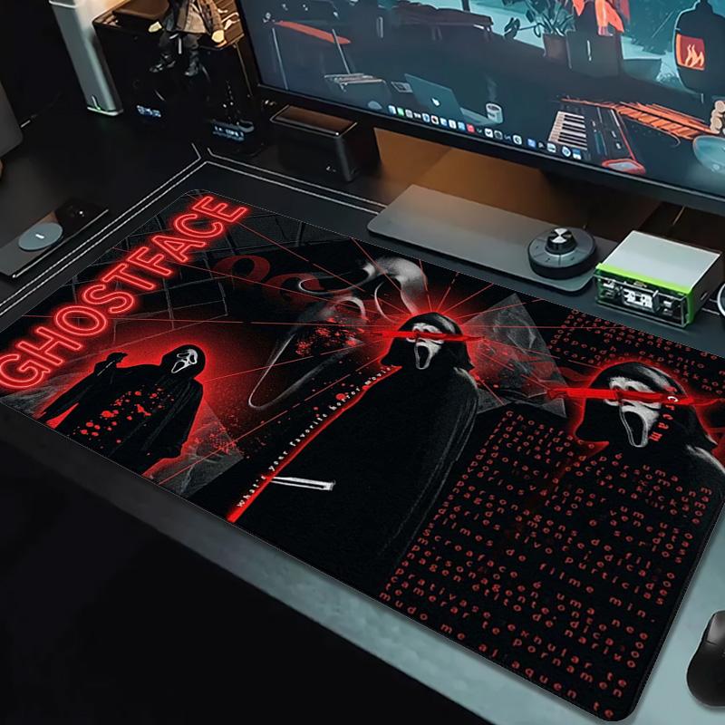 Mask Ghost Color Mouse Pad Large Gaming Table Cushion Non-slip Laptop Tablet Big Mousepad XXL Mat Mini PC Playmat With Lock edge