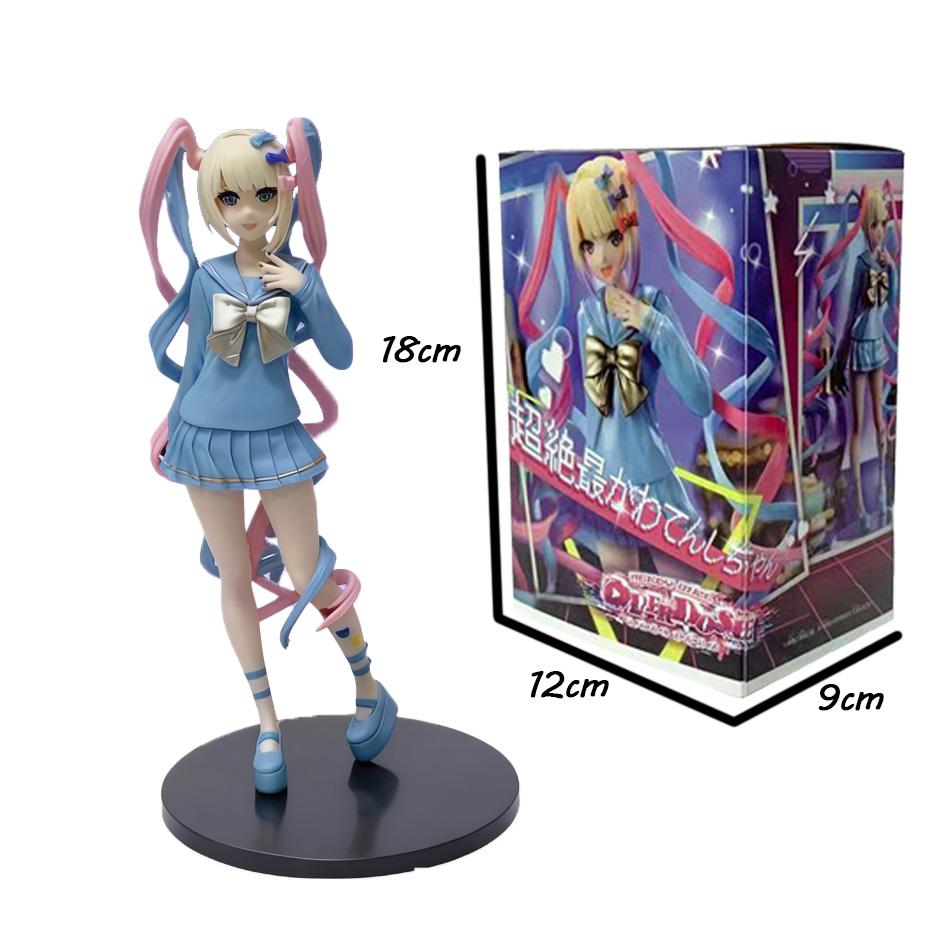 SEGA NEEDY GIRL OVERDOSE Anime Pop Up Parade KAngel Action Figures Virtual Uploader PVC Collection Model Ornaments Toys