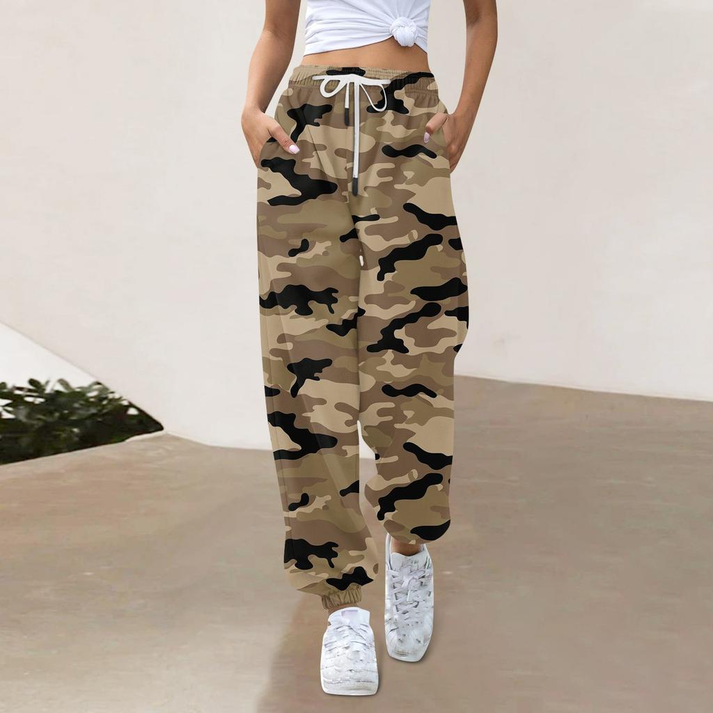 Women's Casual Fashion Sweatpants  Print Casual Pants