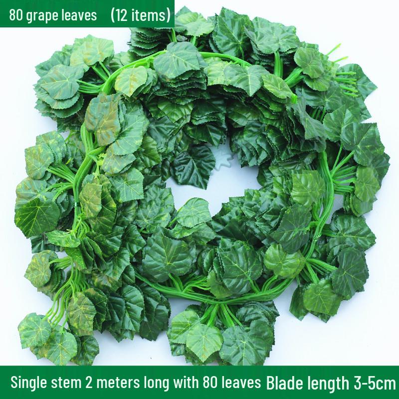 Большие Зеленые Искусственные Листья-Украшения для Плюща и Декора Крыши