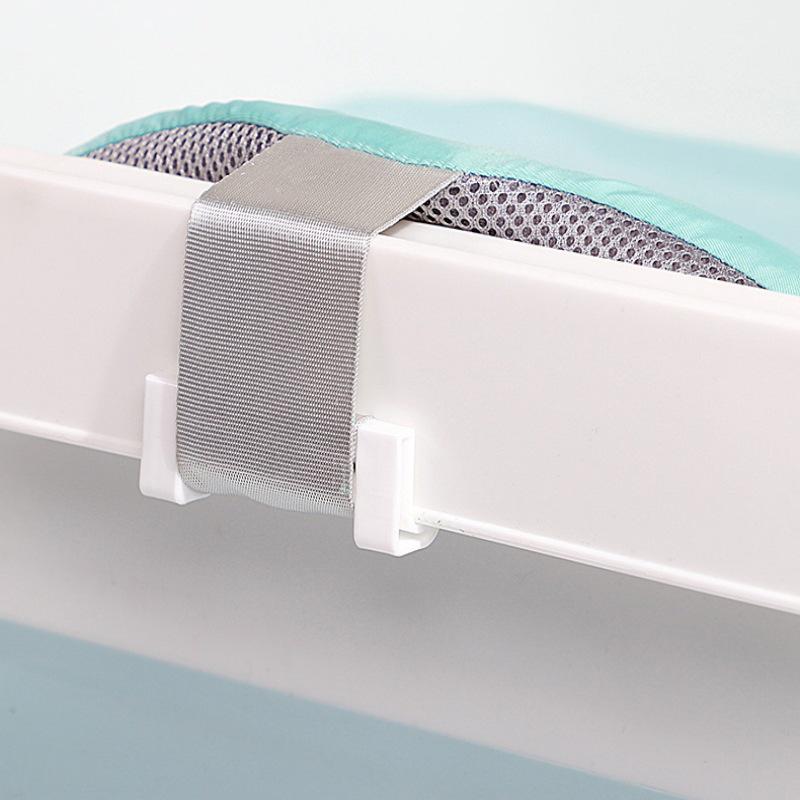 Противоскользящий коврик для ванны с подголовником для комфортного купания