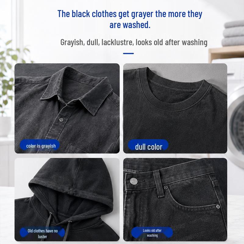 Cross-border Laundry Sheets: Black Clothing Dyeing & Whitening, Color Repair & Fade Prevention