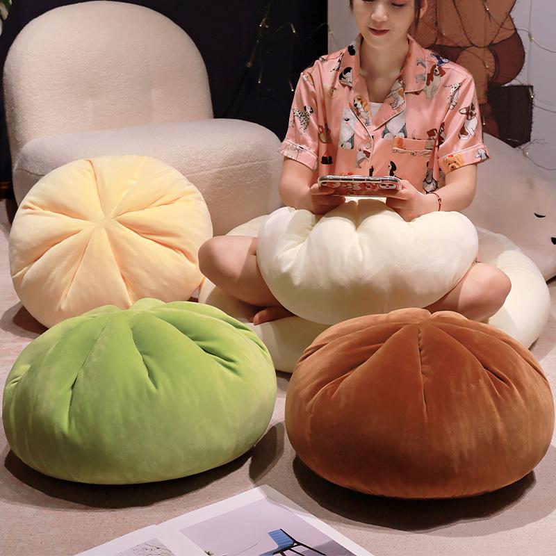 Креативная плюшевая подушка-баоцзы, милая ленивая подушка для дивана, украшение для комнаты, мягкие игрушки, рождественский подарок, подарок на день рождения