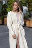Classic wool cardigan with pockets, ecru 40/42