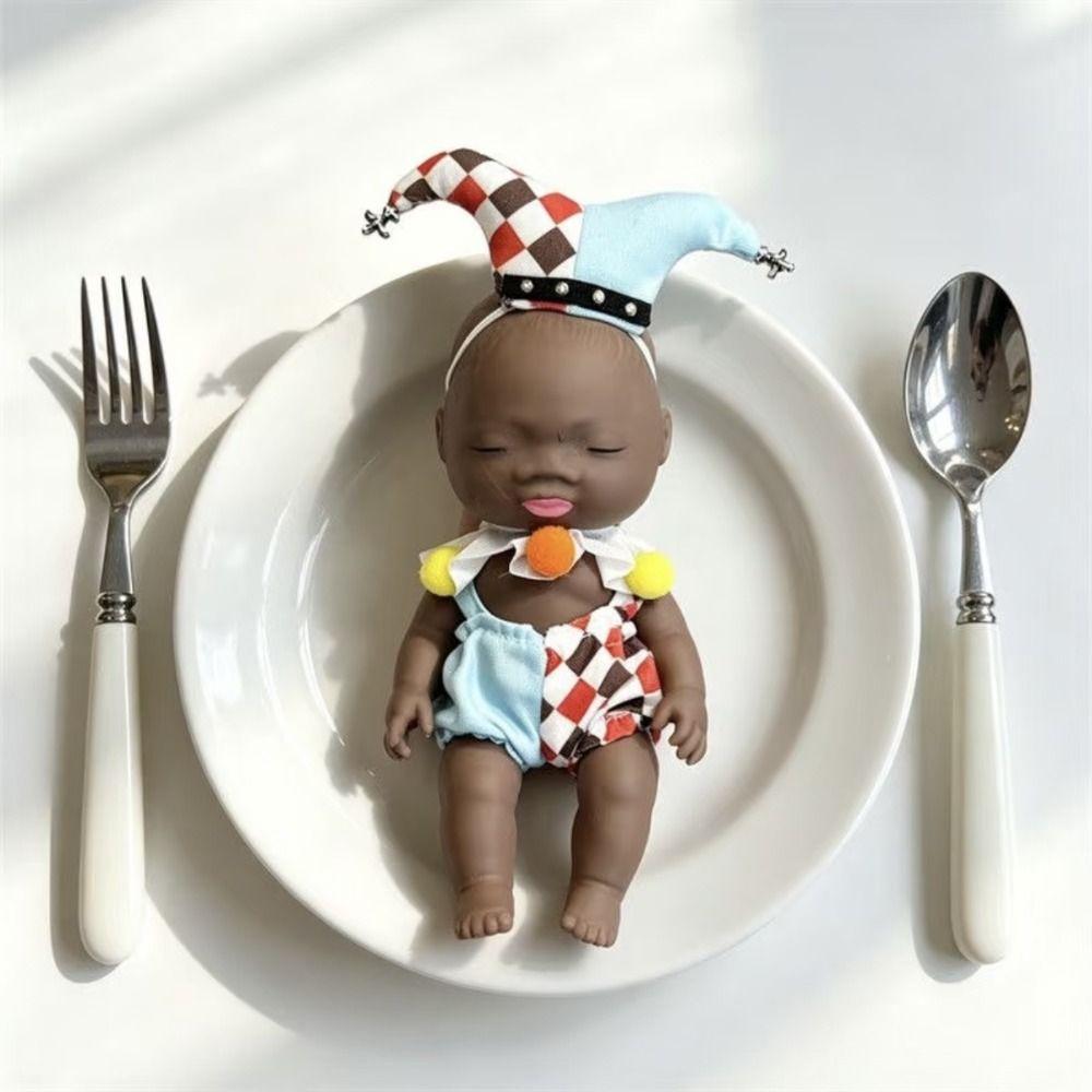 Hand Relax Black Skin Squishy Desk Home Ugly Doll Toy Creative Natasha Squeeze Doll Festival Gifts