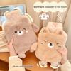 Cartoon Rabbit Panda Hot Water Plush Bags Kawaii Hot Water Bottle Cute Warm Water Bag Portable Hand Warmer with Cloth Cover