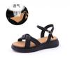 Flat-soled Sandals for Girls 2025 Summer New Women's One-word Buckle Small Fragrant Sandals Fashionable Outer Women's Shoes
