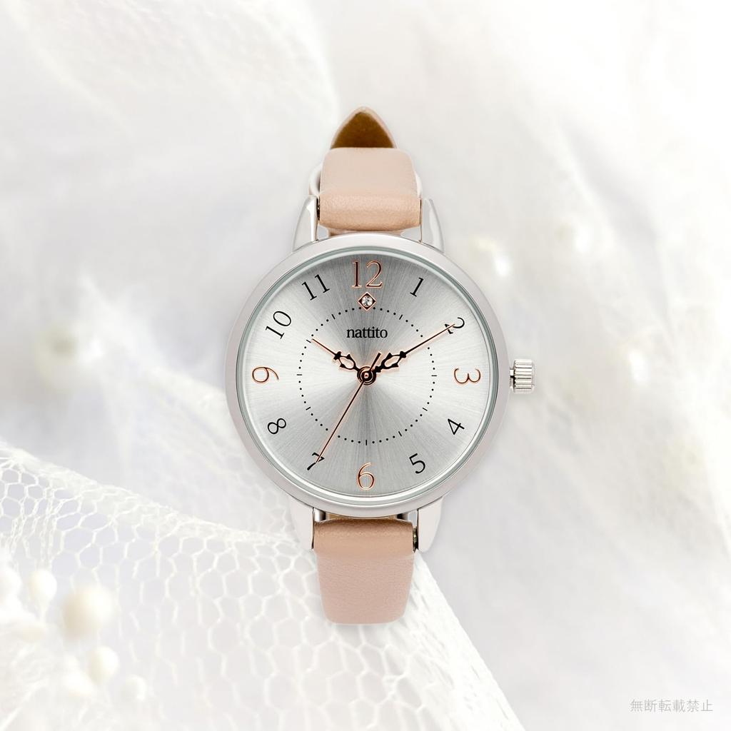 FIELD WORK NF Shany Pink ST299-3 Women's Analog Leather Band Nickel-Free Simple Watch