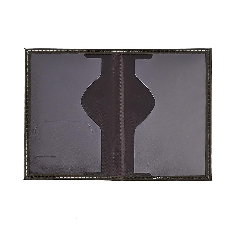 Pu Leather Card Case Cover Unisex Simple Passport Cover World Thin Slim Travel Passport Holder Wallet Gift