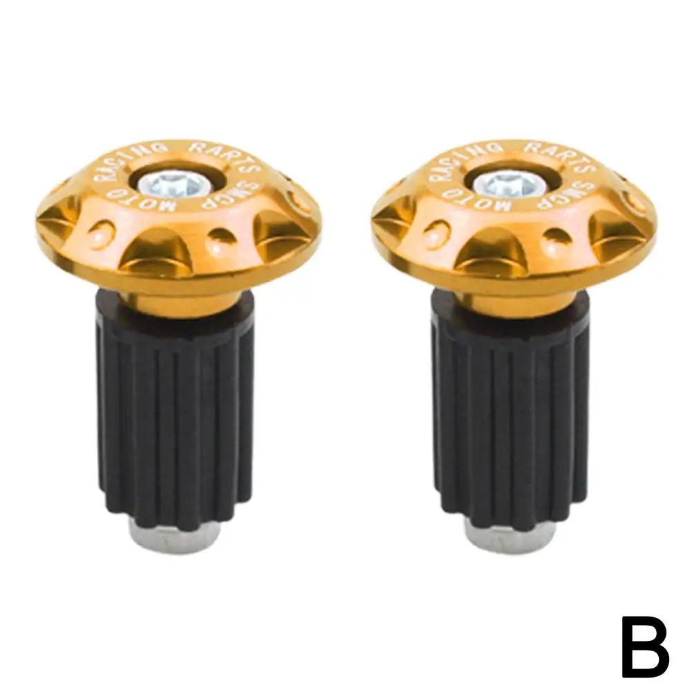 Motorcycle Handlebar Plug Modified Aluminum Alloy Plug Scooter Plug Faucet Electric Accessories Handlebar Plug Handlebar H9w4