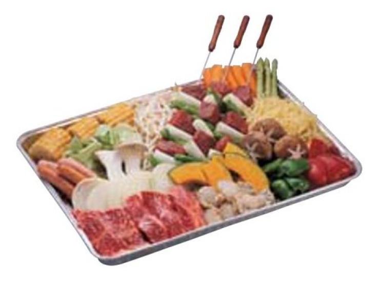 Captain Stag Aluminum BBQ Plate Set of 2 M-6645